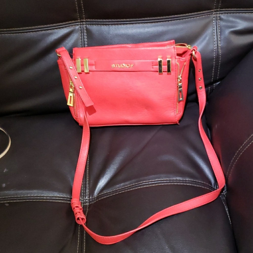 Studio F Cross body coral and gold
